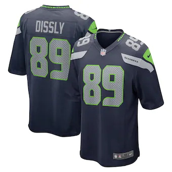 mens nike will dissly college navy seattle seahawks game je